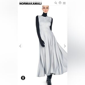 Norma Kamali Grey Grace Dress